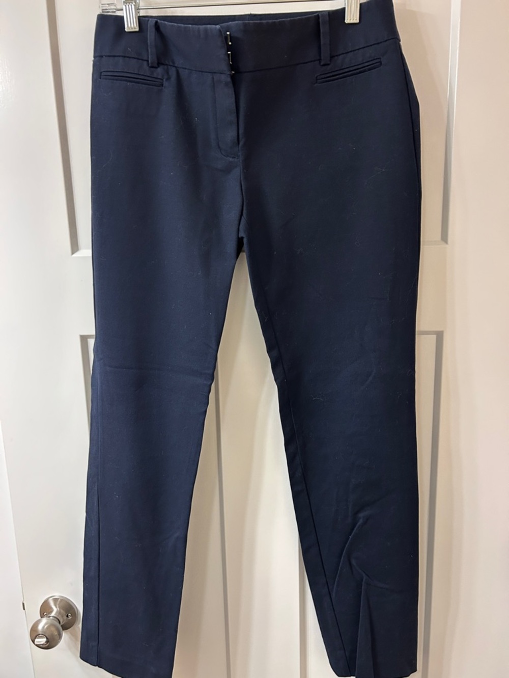 Classic Navy Women's Slim Dress Pants